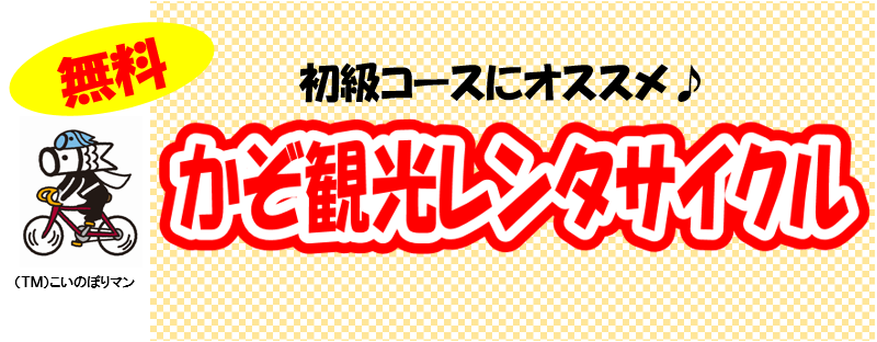 かぞ観光レンタサイクル